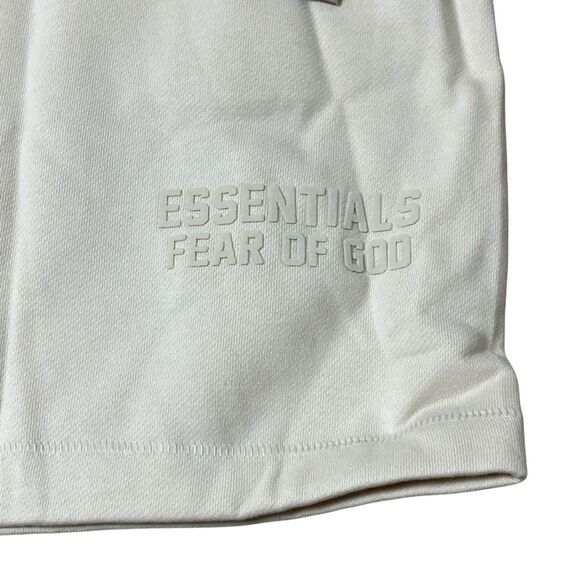 Fear Of God Essentials Sweatshorts Mens XL Cream Fleece Lounge Shorts Drawstring - Picture 3 of 16